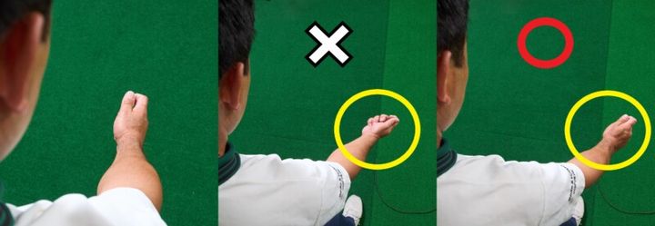 バックフェースを見るドリルで“つかまる”フェースコントロールを覚える