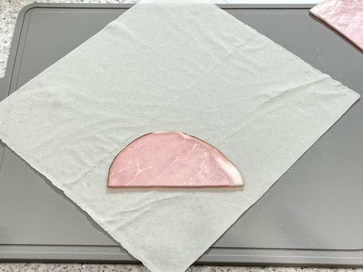 ハムチーねぎ春巻き