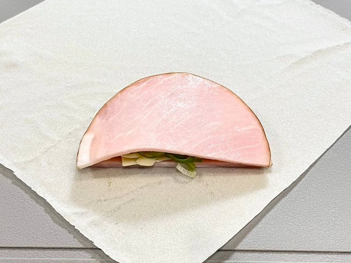 ハムチーねぎ春巻き