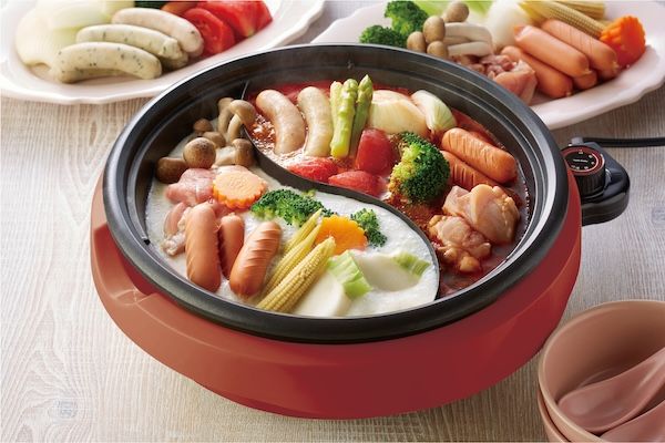 麻辣と白湯を同時調理できる電気二食鍋「熊猫麻辣火鍋」発売。異なるメニューを一度に楽しめる