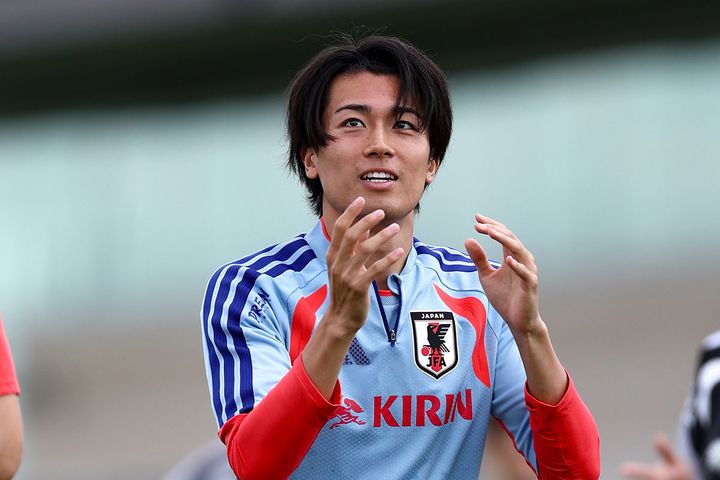 日本代表の中村敬斗選手（撮影日2026年06月11日、時事）