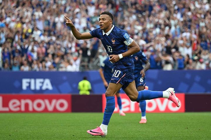 フランス代表FWキリアン・ムバッペ(C) Getty Images