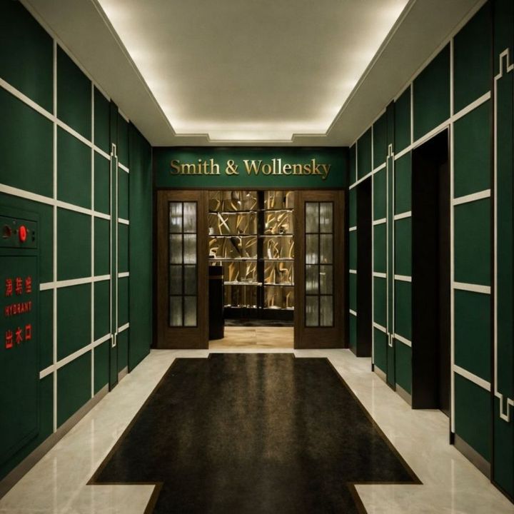 「Smith & Wollensky」エントランス