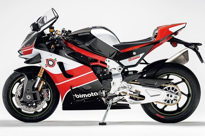 bimota KB998 Riminiのサイドビュー