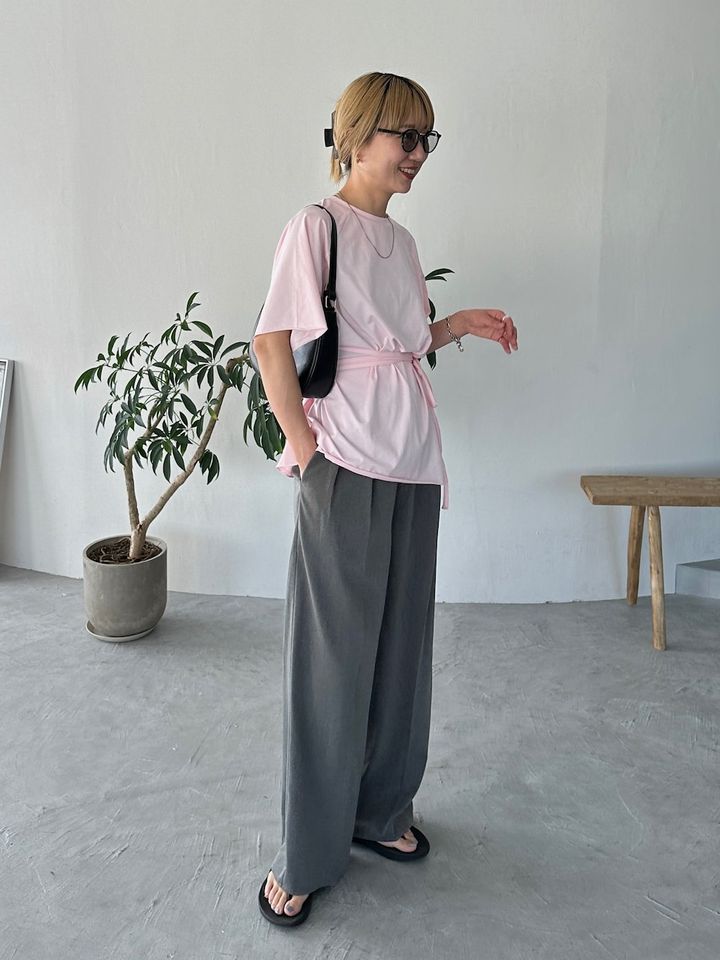【ウエストマークTシャツ】シルエット美人＆脚長効果抜群のコーデ術