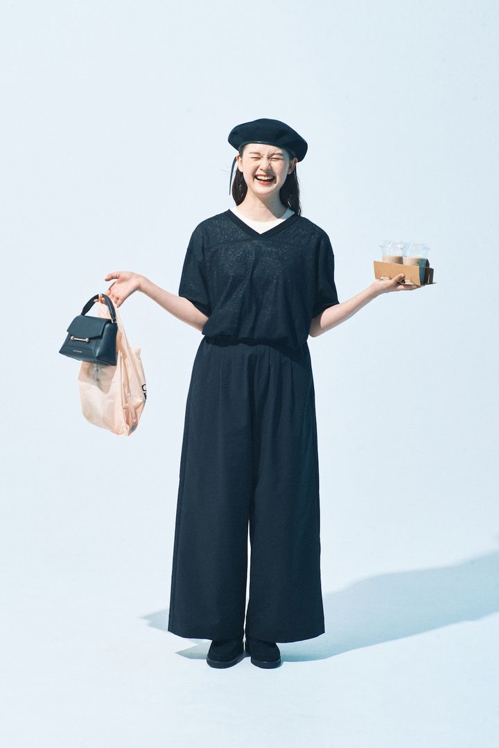 《ヘリーハンセン》の機能性パンツが使える！スラックス感覚で取り入れて【FUDGE 7月号連動企画-夏だから、ブラック！ | DAY 08】