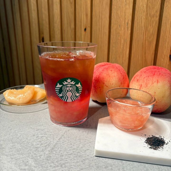 スタバ クラフト ジューシー ピーチ ティー