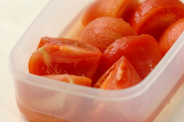 トマトのだし浸しの作り方1