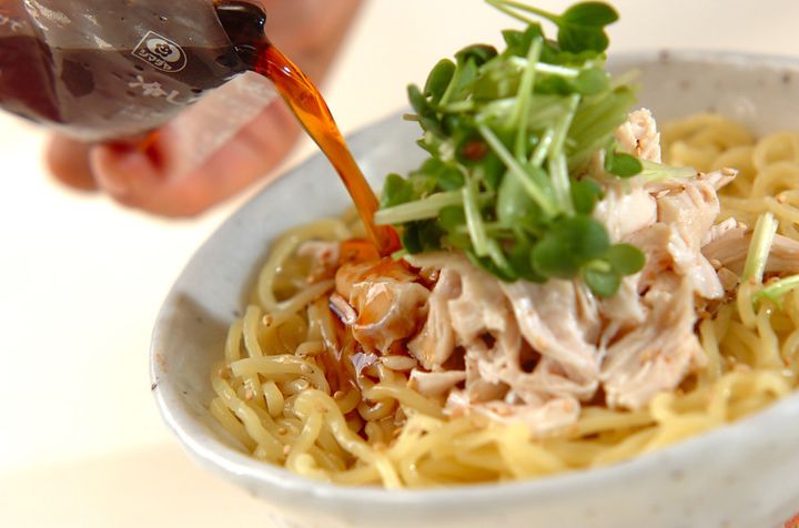 梅ささ身冷やし中華の作り方2