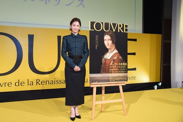 北川景子さんは美術館に通うことが趣味で、ルーヴル美術館にも何度も行ったことがあるという 撮影：ソムタム田井