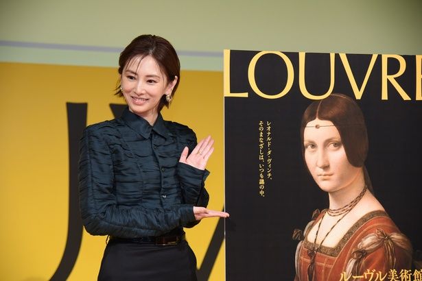 「ルーヴル美術館展 ルネサンス」では音声ガイドも務める北川景子さん 撮影：ソムタム田井