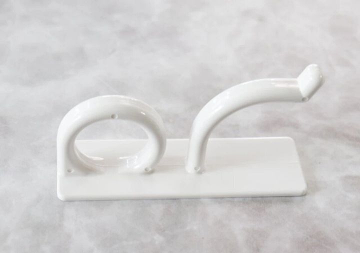 白いHAGASEL HOOK ROUNDフックの単体