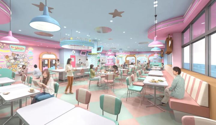 レストラン「San-x Paradise Cafe & Diner」