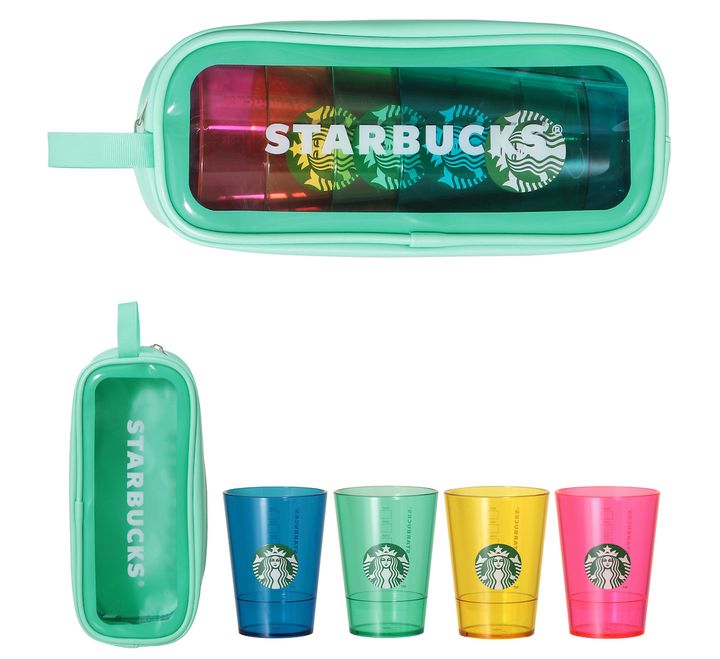 「ロゴコールドカップ 384ml 4個セット&ポーチ」5500円