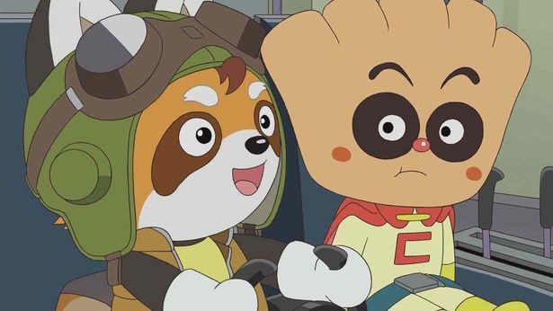 映画『それいけ！アンパンマン パンタンと約束の星』でパンタンとクリームパンダが一緒に“虹の星”を目指す [c]やなせたかし／フレーベル館・ＴＭＳ・ＮＴＶ [c]やなせたかし／アンパンマン製作委員会2026