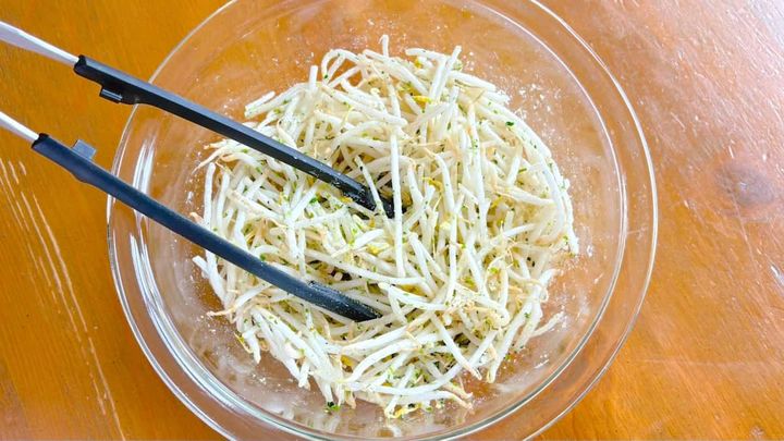 カリカリ！もやしの海苔チー焼き