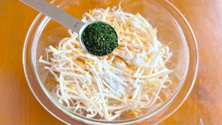 カリカリ！もやしの海苔チー焼き