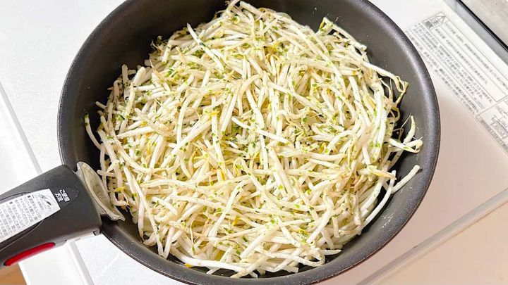 カリカリ！もやしの海苔チー焼き