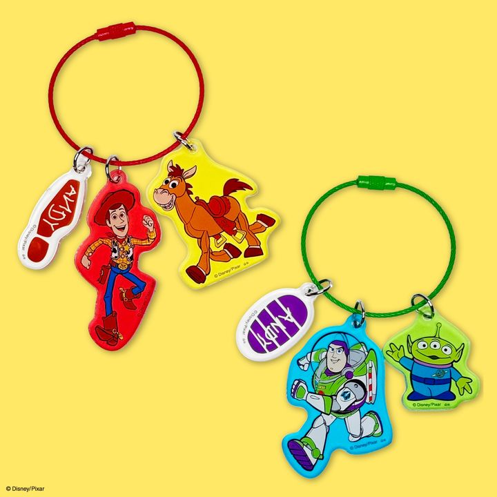 3連アクリルキーホルダー