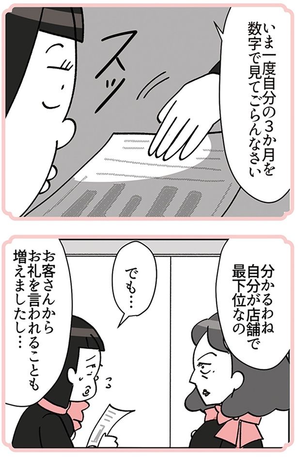 自分が店舗で最下位なの （C）ユキミ／KADOKAWA