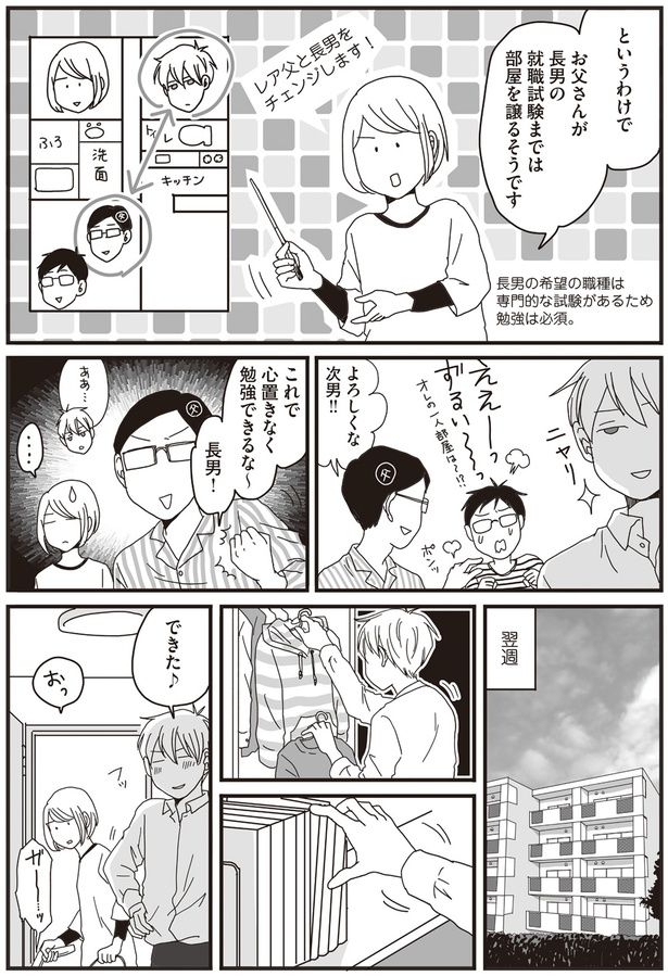 これで心置きなく勉強できるな～ （C）月野まる／KADOKAWA
