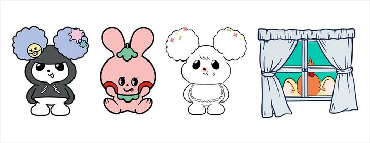 ドラマ『君の好きは無敵』オリジナルキャラクターたち （C）TBS width=