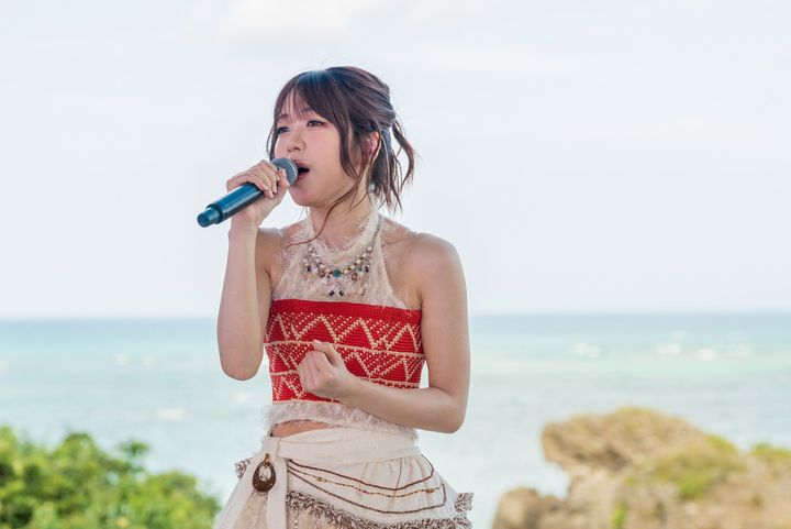 ME:I TSUZUMI 映画『モアナと伝説の海』公開記念イベントin沖縄の様子 （C）2026 Disney Enterprises, Inc. All Rights Reserved. width=