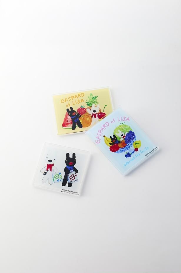 「アクリルマグネット3点セット」(1650円)