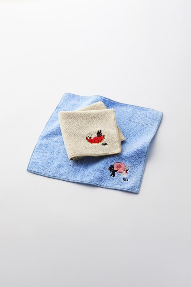 「今治ハンカチ2枚セット(B)」(各2420円、各限定50点)