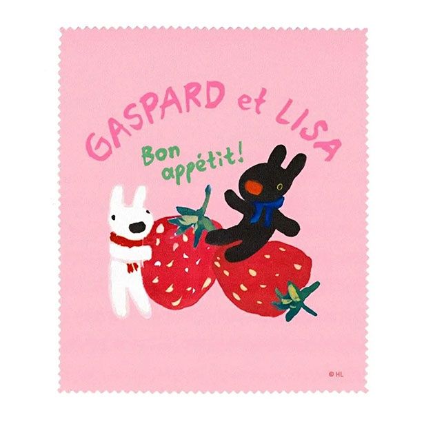 「ポリッシングクロス フルーツ(いちご)」(528円)