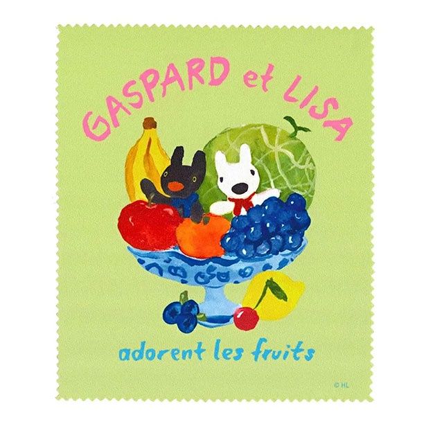 「ポリッシングクロス フルーツ(メロン)」(528円)