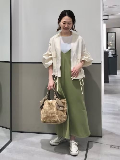 華奢見えが魅力！キャミソールワンピースの楽しみ方