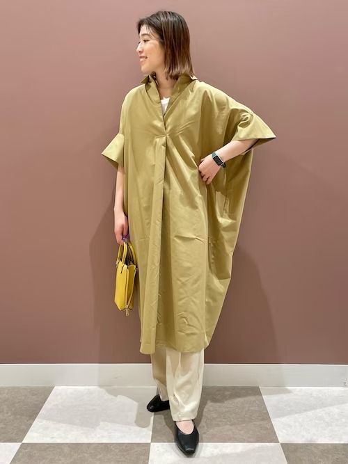 体型カバーも叶うドルマンスリーブワンピース