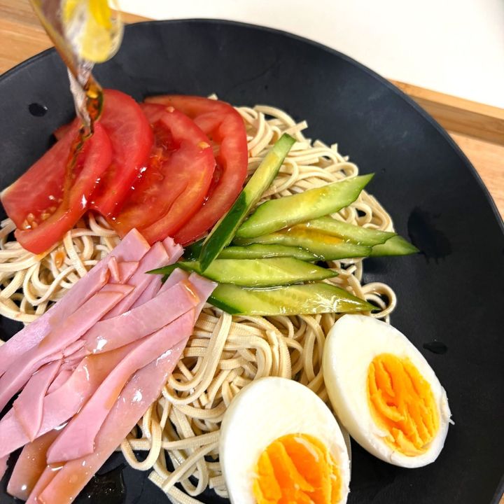豆腐から作った麺が予想以上に美味しかった◎焼きそばと冷やし中華で実食！