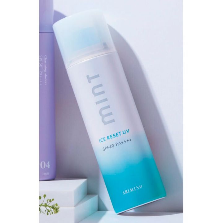 ミント アイスリセットUV〈ヘアスプレー＆日焼け止め〉【美容室専売品】60g 1760円（アリミノ）
