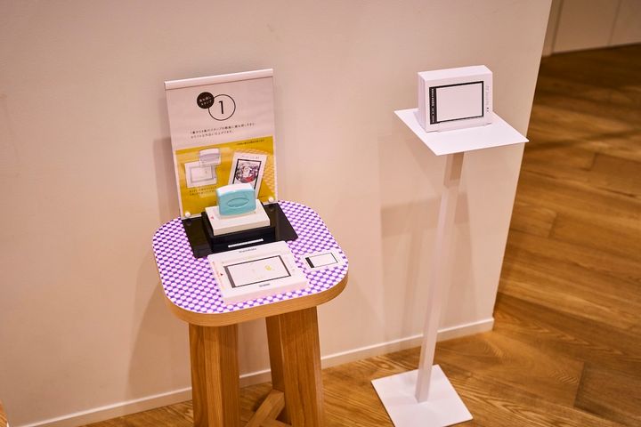 館内4カ所にある「重ね押しスタンプ」コーナー