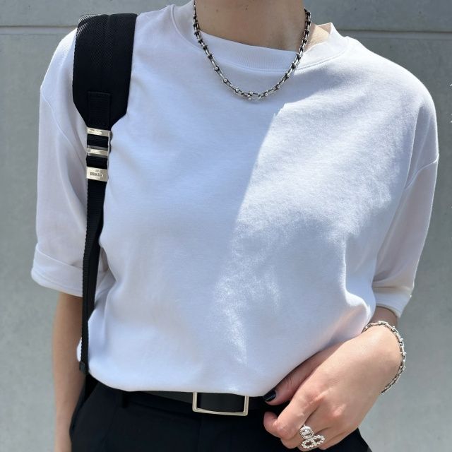 UNIQLO「エアリズムコットンオーバーサイズTシャツ/5分袖」
