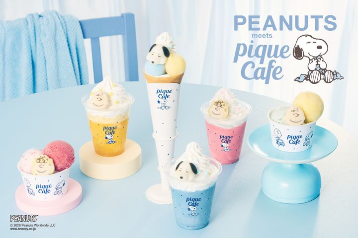 ジェラート ピケ カフェ「スヌーピー」PEANUTS meets GELATO PIQUE CAFE