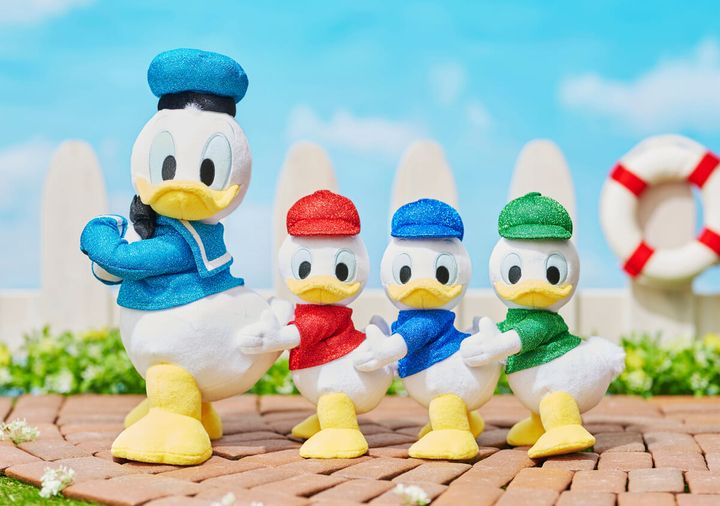 【先行予約】ドナルド＆ヒューイ、デューイ、ルーイ ぬいぐるみ Exclusive Magic02