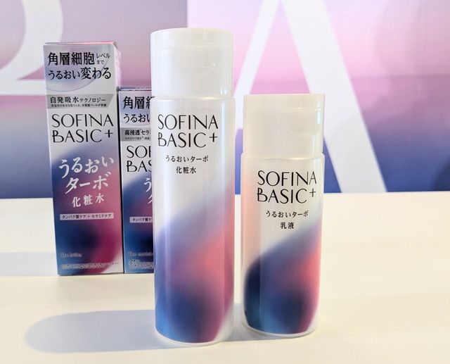 SOFINA BASIC+ うるおいターボ化粧水と乳液 商品2点