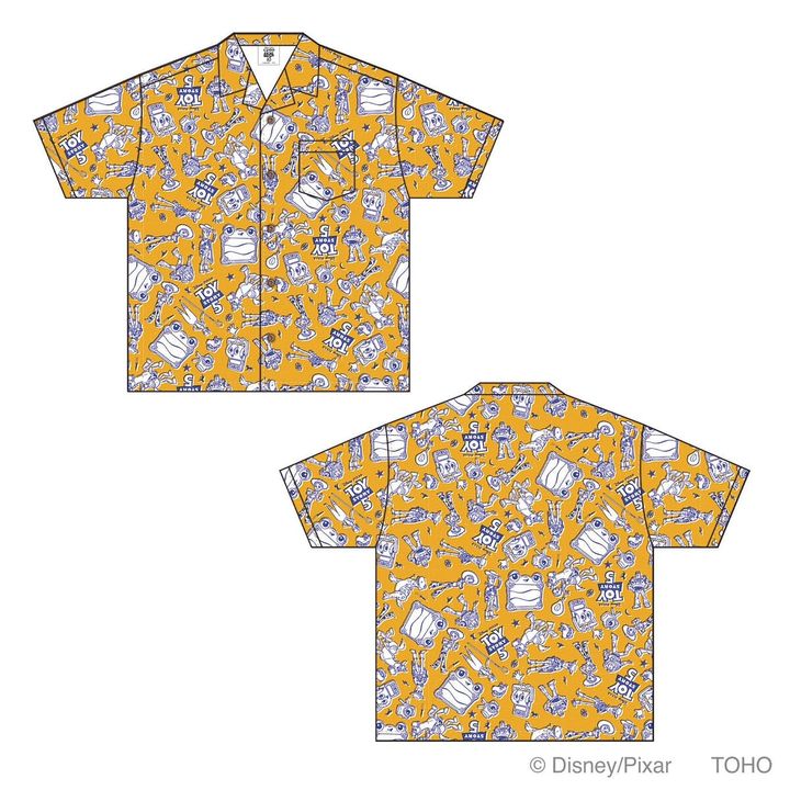 TOHO theater STORE限定商品【アロハシャツ】 イエロー