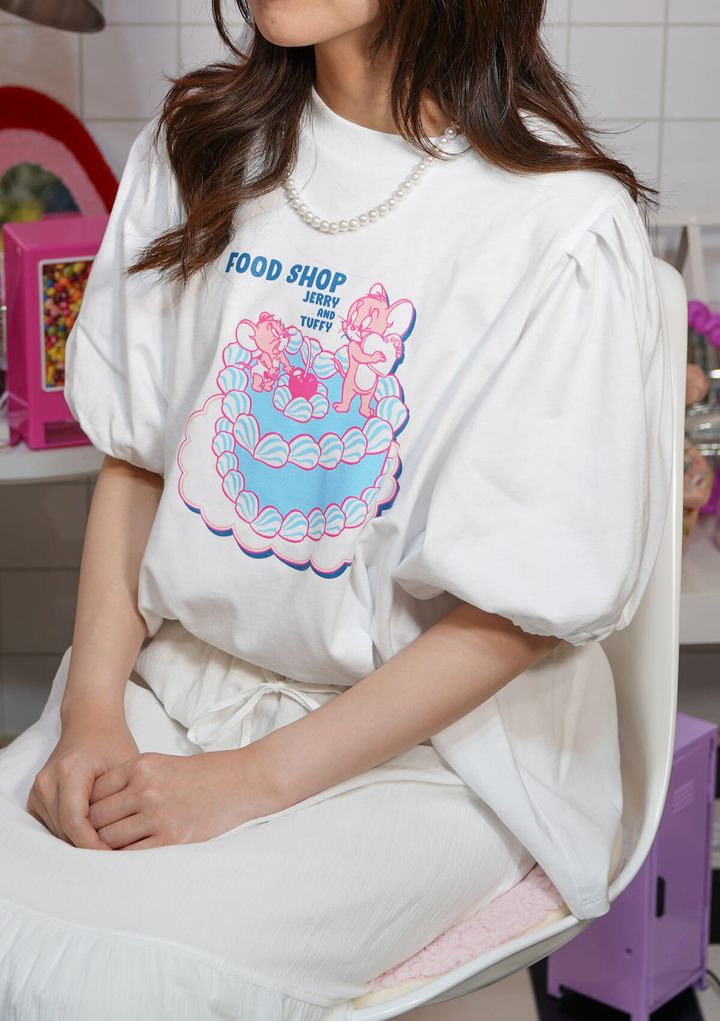 パフスリーブTシャツ