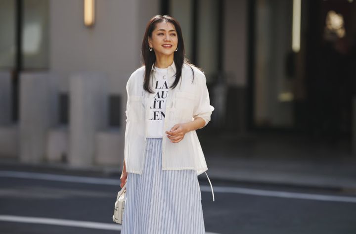 ピアス¥27,720、ネックレス¥34,100／ともにバルブス（ズットホリック）