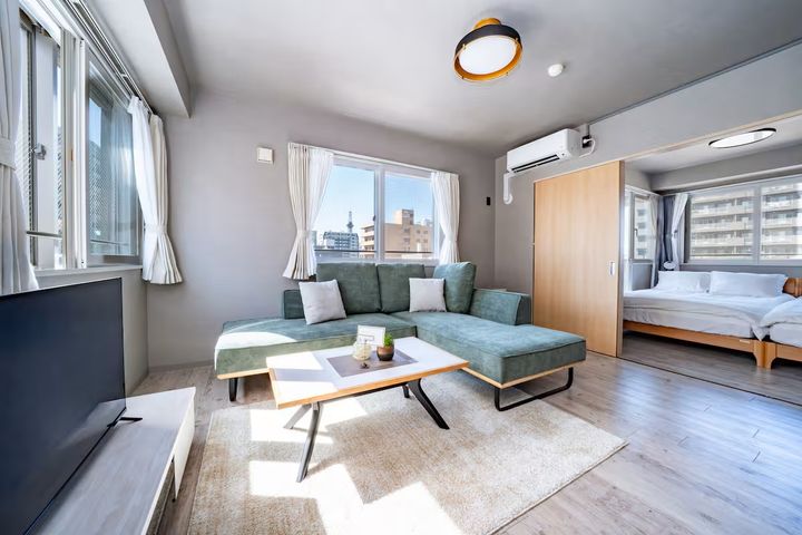 リビング／Photo：Airbnb