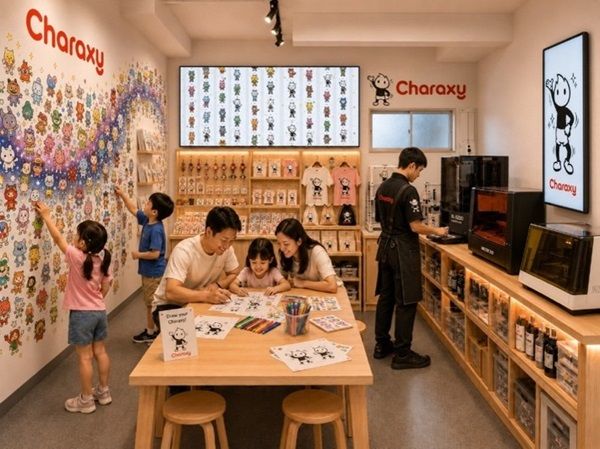 【東京都港区】自分の絵で“ぷにもちシール”などのグッズが作れる体験型店舗OPEN！七夕イベントも