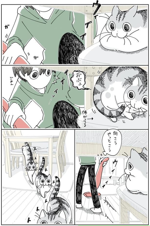 怖がってる （C）キュルZ／KADOKAWA