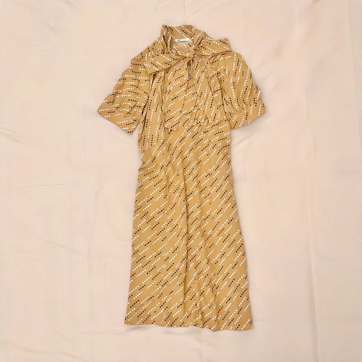 ユニクロのりぼんワンピース