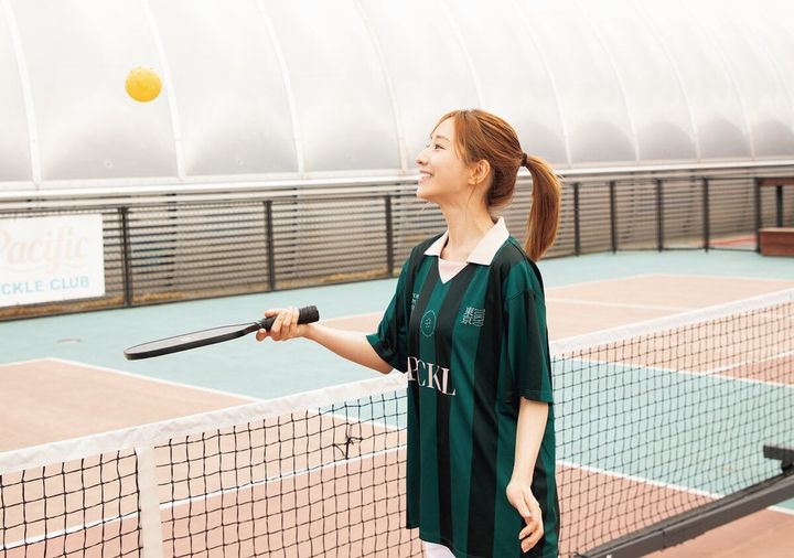 雑誌smart／田中みな実の連載「となりのみな実さん」episode 67 ピックルボール初挑戦／一問一答