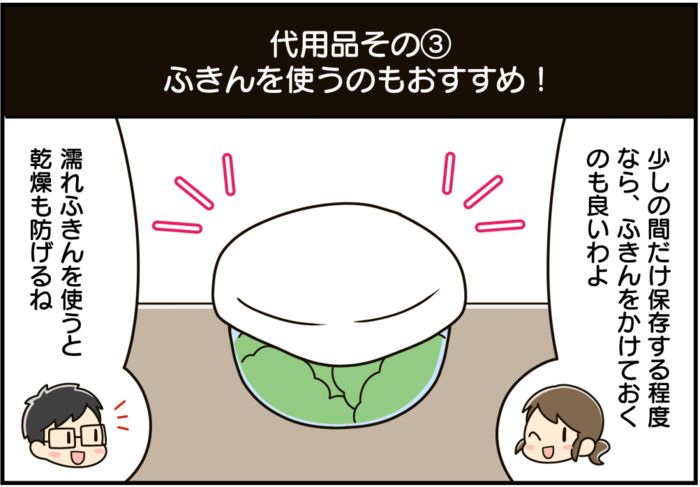 ラップがきれても大丈夫！身近にあるもので代用する方法。プチ節約にも！
