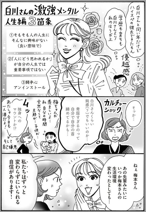 白川さんの激強メンタル人生編三箇条 （C）獅子／KADOKAWA